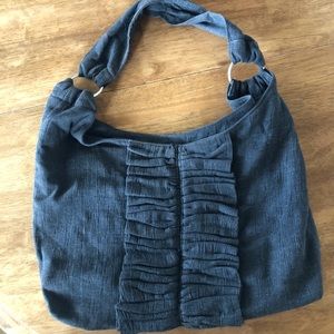 Ruffled purse
